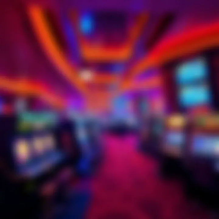 Fremont Casino Gaming Experience Interior gaming floor filled with modern slot machines and table games