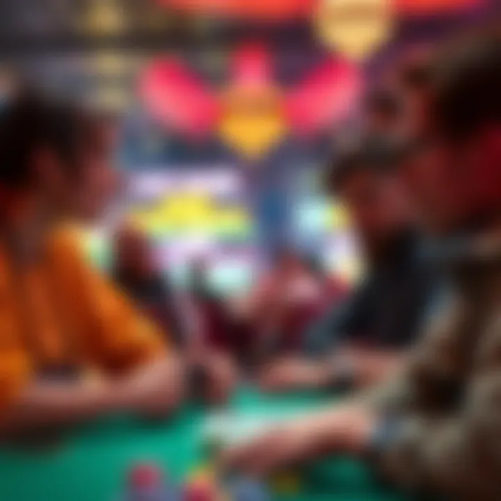 Player Engagement and Community Interaction Visual representation of player engagement and community interaction