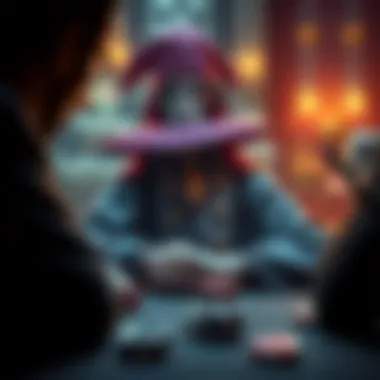 Conceptual illustration of Game Theory Optimal in poker strategy