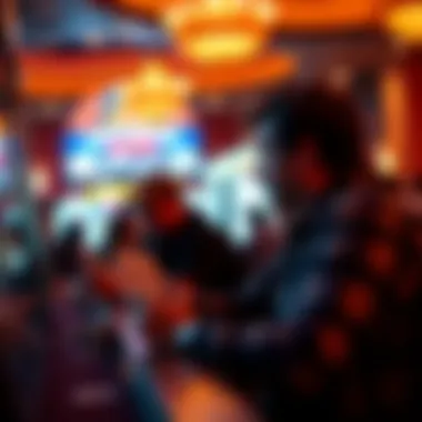 Loyalty Program Engagement Players engaging in a loyalty program event