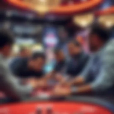 Strategizing for Success Strategic discussion among poker enthusiasts