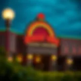 The iconic entrance of Horseshoe Casino Indiana