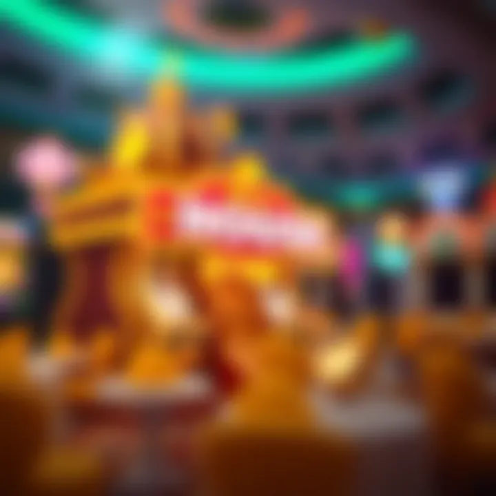 Graphic representation of the benefits and features of the app