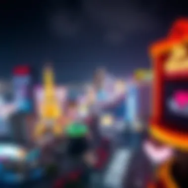 The Illuminated Strip: A Nighttime Marvel Panoramic view of the Las Vegas Strip at night