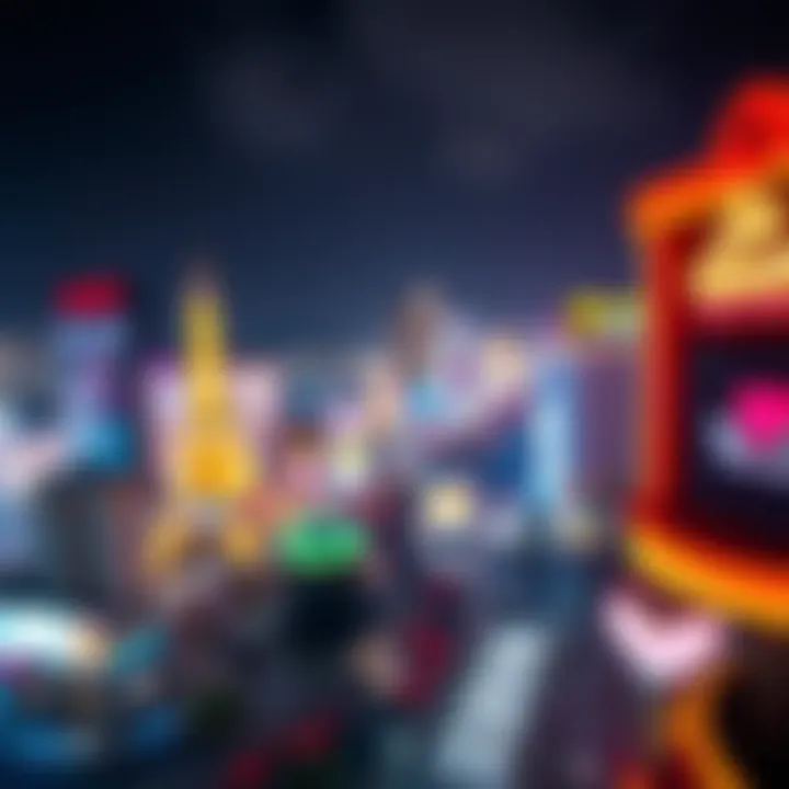 The Illuminated Strip: A Nighttime Marvel Panoramic view of the Las Vegas Strip at night