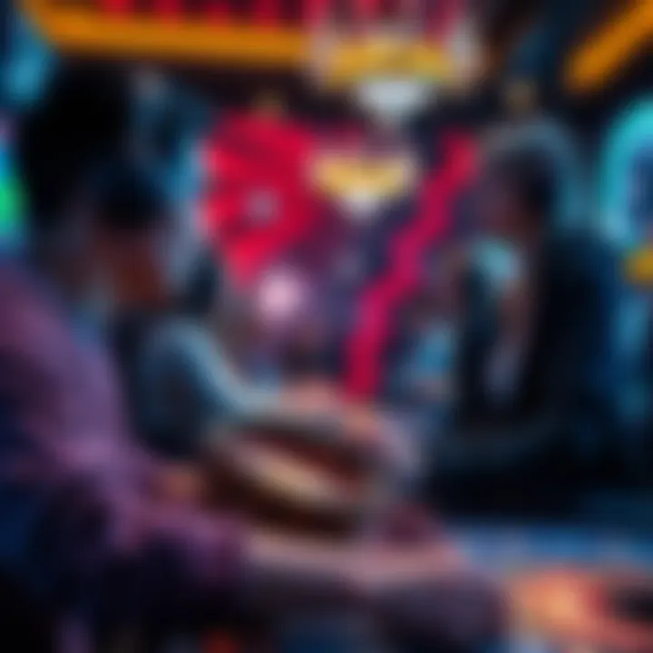 Visualization of real-time gaming interaction