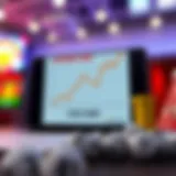 Graph showcasing lottery odds analysis