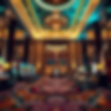 Opulence Defined: Luxurious Accommodations in Sin City A luxurious hotel lobby reflecting the opulence of Las Vegas