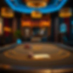 An engaging table setup for a Hi Low Poker game.