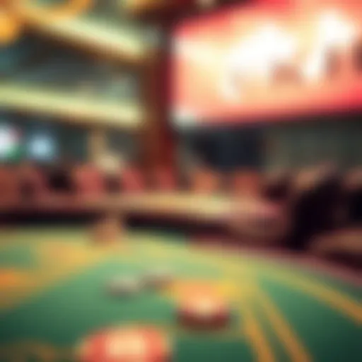 Virtual Pai Gow table with chips