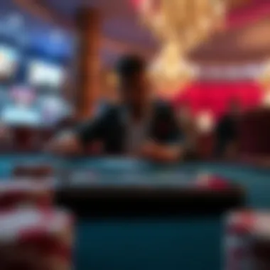 Conceptual visual of ethical considerations in online gambling.