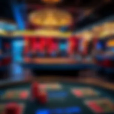 Advanced Technology in Modern Poker Tables A modern poker table displaying advanced technology integrated for gameplay.