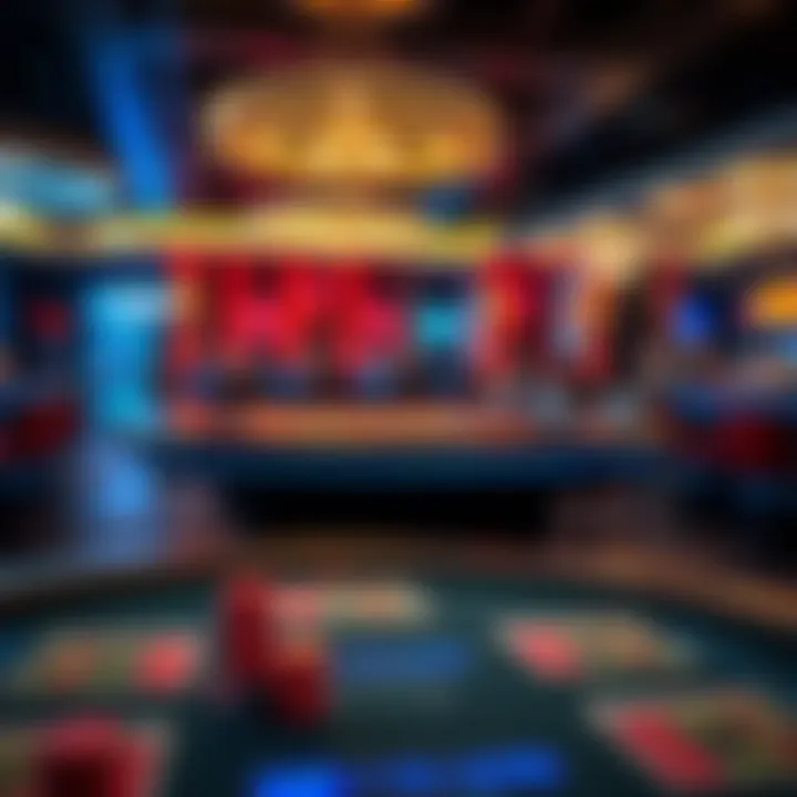 Advanced Technology in Modern Poker Tables A modern poker table displaying advanced technology integrated for gameplay.