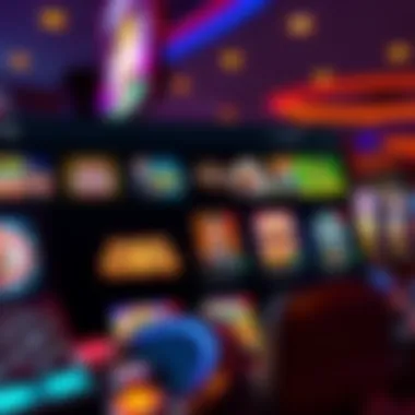 Exploring the User Interface of Mohegan Sun Online App User interface of Mohegan Sun Online App showcasing vibrant game selection