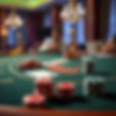 Blackjack Strategies: Balancing Skill and Luck An elegant blackjack table setup with cards and chips