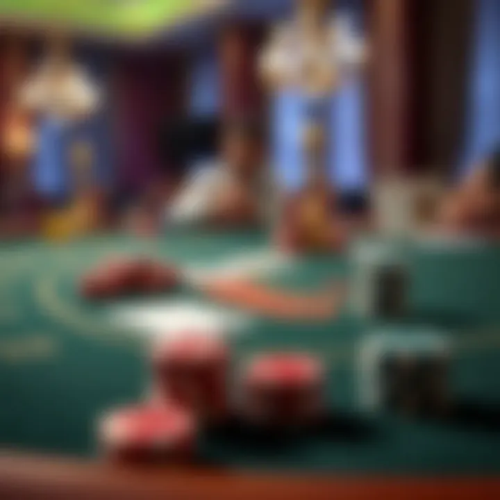 Blackjack Strategies: Balancing Skill and Luck An elegant blackjack table setup with cards and chips