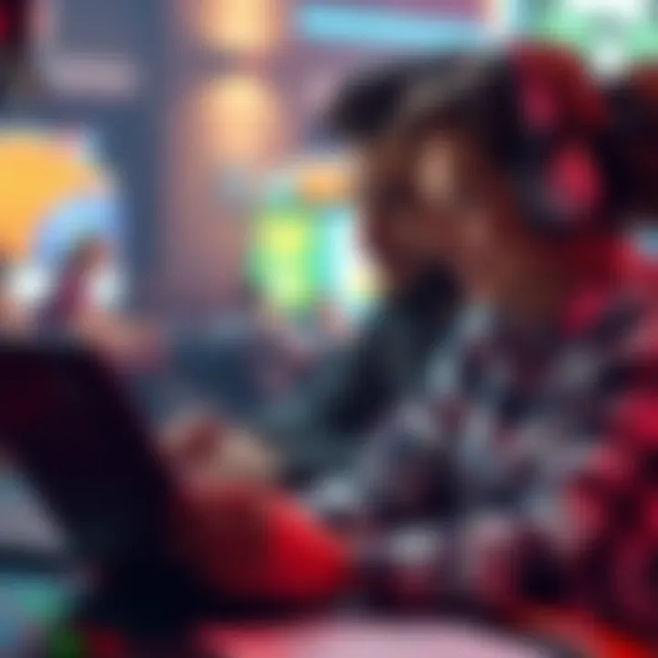 A concept illustration of online gambling engagement