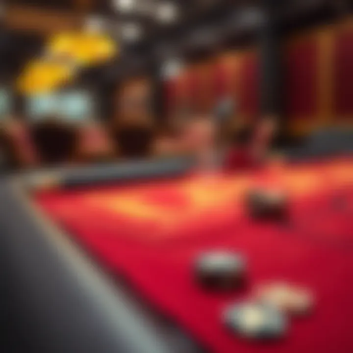 High-Quality Materials in Poker Table Construction A close-up of high-quality materials used in the construction of a poker table.