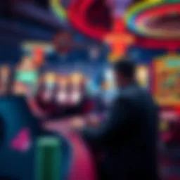 A digital representation of proxy gambling in action