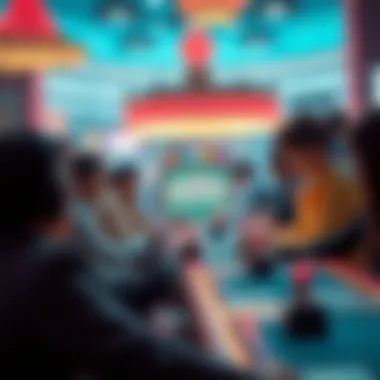 Illustration showcasing psychological aspects of participation