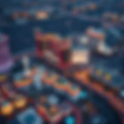 Aerial view of Resorts World Las Vegas highlighting its modern architecture