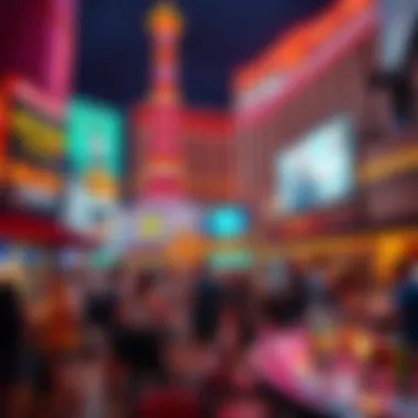 Nightlife scene at Resorts World showcasing entertainment options