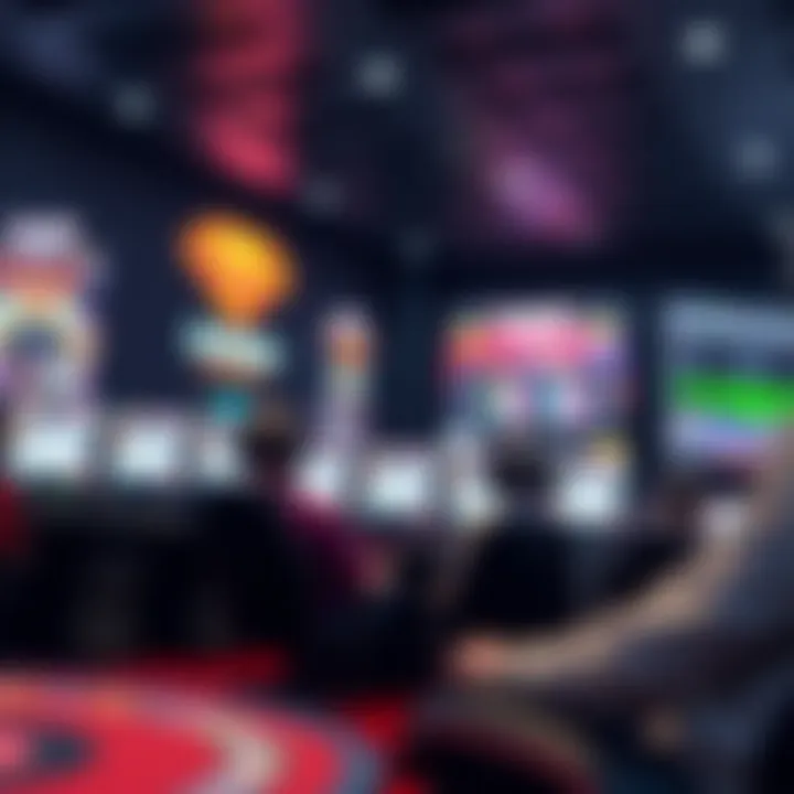 A visual representation of responsible gaming practices being implemented in an online gaming environment.