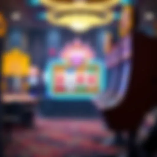 Visual representation of online slot games featuring a no deposit bonus