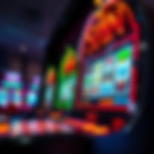 Vibrant Graphics of Spooky Spins An enticing view of the Spooky Spins slot machine showcasing its vibrant graphics and themes.