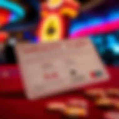 Loyalty Program Card with Offers Close-up of a loyalty program card with enticing offers