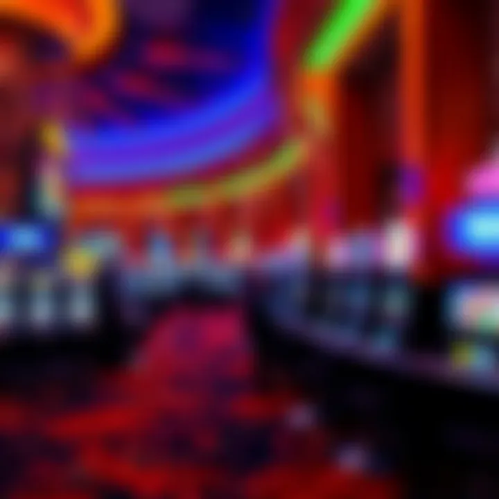 Stunning view of the vibrant casino floor at Tap MGM