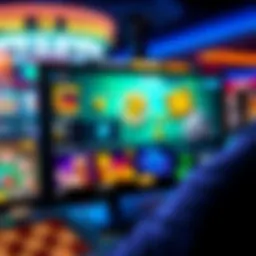 A captivating online casino interface showcasing games