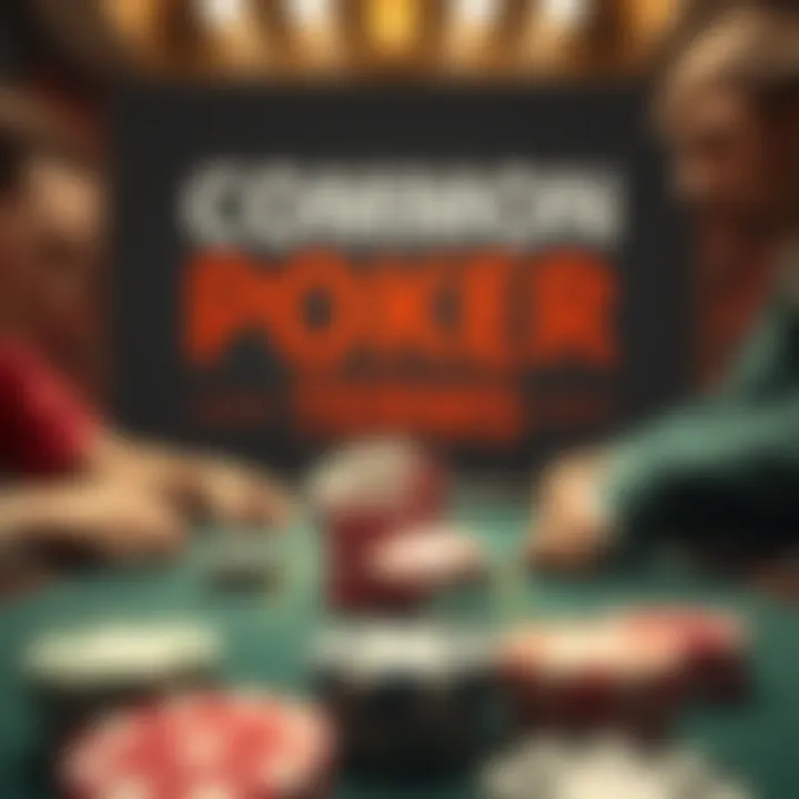 Infographic of common poker terms