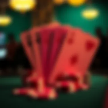 Illustration of a straight flush in Texas Hold'em