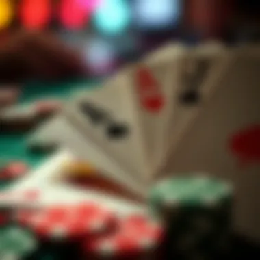 The Intricacies of Poker Cards Close-up of poker cards