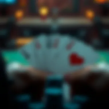 An artistic representation of the psychological aspects of playing with joker cards