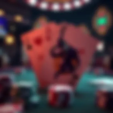 Illustration of various poker games that utilize the joker card