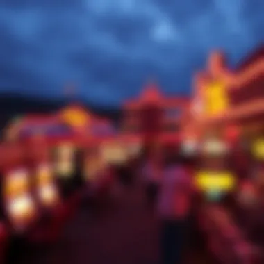 Atmospheric view of Tioga Downs during a vibrant event