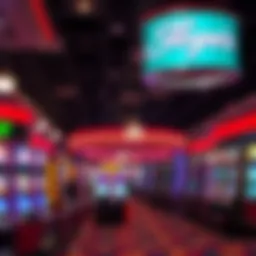 Vibrant gaming floor at Tioga Downs showcasing diverse options