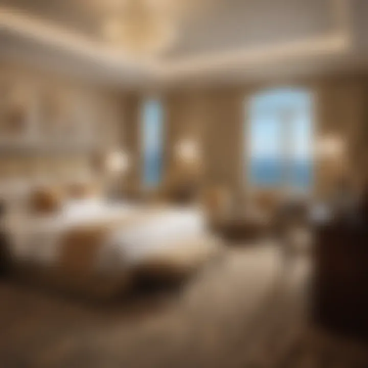 Luxurious guest room in the West Tower