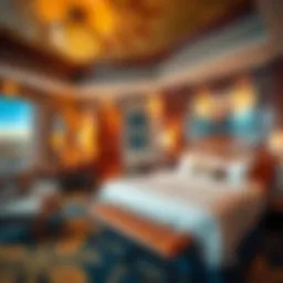 Luxurious guest room at Turtle Lake Casino Hotel