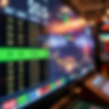 Understanding Betting Odds A close-up of sports betting odds displayed on a digital screen.