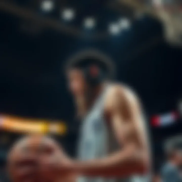 Visual breakdown of betting mechanics in basketball