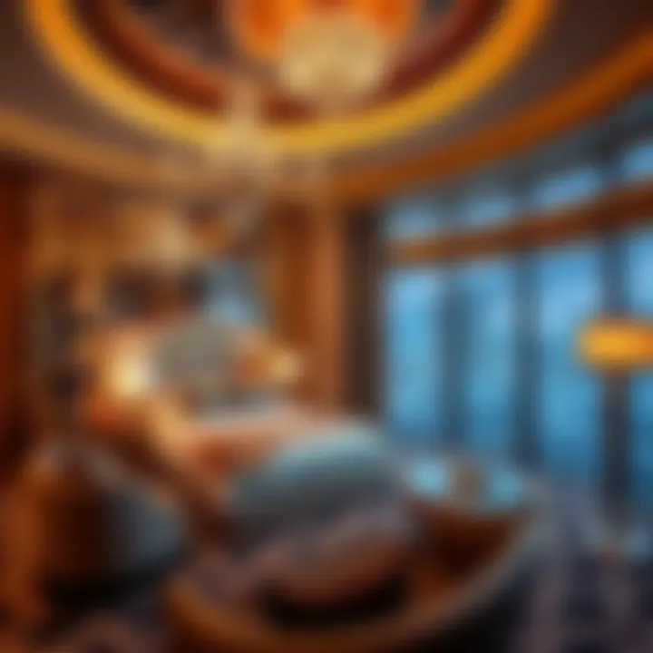 Lavish Hotel Suite A lavish suite in a Las Vegas hotel, highlighting the perks for elite gamblers