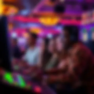 A group of diverse players enjoying an online gaming session