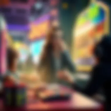 A conceptual illustration of joy and gaming synergy