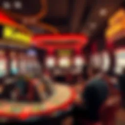 Overview of a Keno tournament setup with players engaged in the game