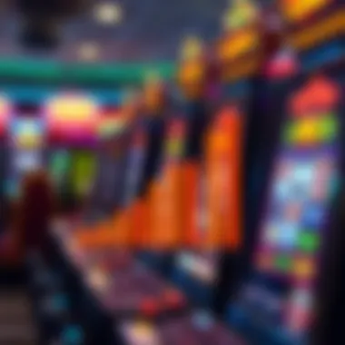 Graph illustrating volatility in slot machines