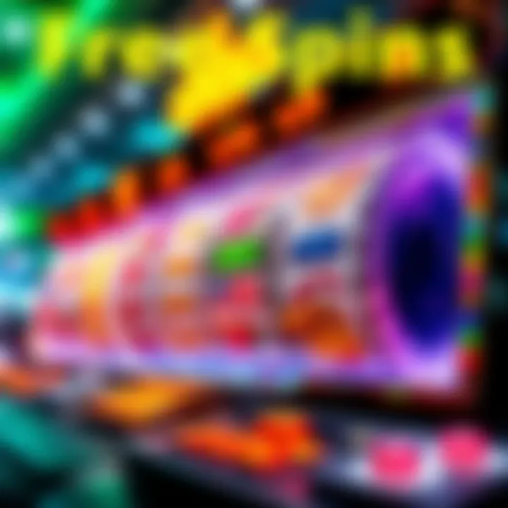 Visual representation of free spins feature in online slots