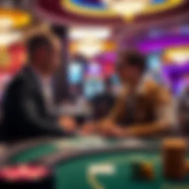 Valuing Customer Insights in Casino Services Customer feedback session in a casino setting